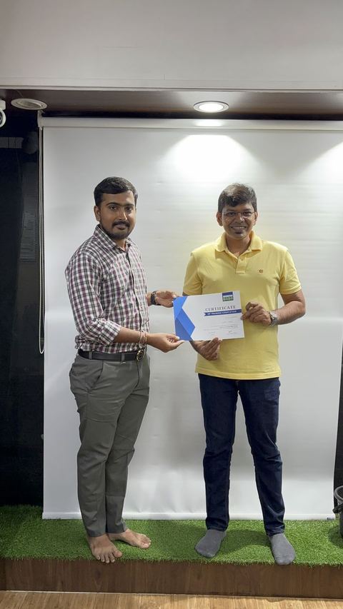 Certificate handover, October 2026 batch